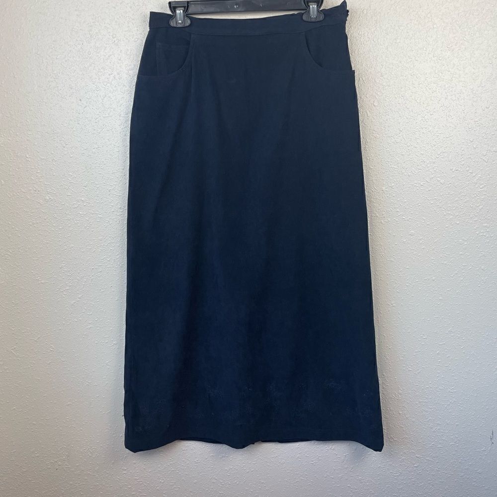 Christopher & Banks Black Stretch Skirt Size 10 EUC